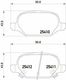 P 23 151 Brembo Тормозные колодки