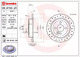 0891632X Brembo Гальмівний диск