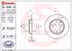 08C65911 Brembo Гальмівний диск для Peugeot 308