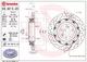 09931523 Brembo Гальмівний диск для Mercedes SL-Class