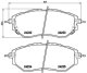 p78017x Brembo Тормозные колодки