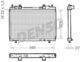 DRM09025 Denso Радіатор охолодження двигуна