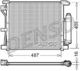 DCN46019 Denso Радиатор кондиционера для Nissan Juke