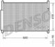 DCN47006 Denso Радиатор кондиционера для Suzuki Grand Vitara