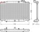 drm44052 Denso Радиатор охлаждения двигателя для Mazda CX-5