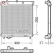 drm21108 Denso Радіатор охолодження двигуна