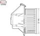 dea17032 Denso Вентилятор салона
