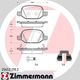 25652.170.2 Zimmermann Гальмівні колодки для Fiat 500