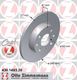 430.1493.20 Zimmermann Гальмівний диск для Opel Corsa