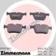 253531651 Zimmermann Гальмівні колодки для Mercedes C-Class