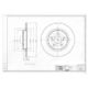 BG4200C Delphi Тормозной диск для Toyota Avensis