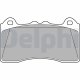 lp3436 Delphi Гальмівні колодки для Ford Focus
