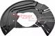 6115039 Metzger Кожух гальмівного диску для BMW X3