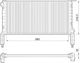 350213180000 Magneti Marelli Радіатор охолодження двигуна для Fiat Doblo