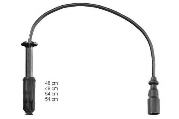 ZEF1450 Beru Комплект дротів запалювання