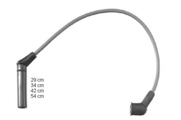 ZEF1519 Beru Комплект проводов зажигания