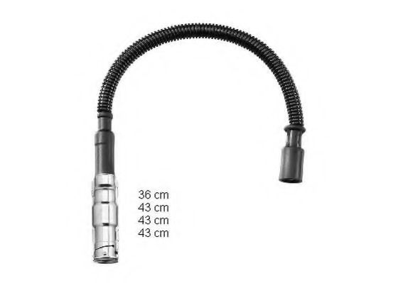 ZEF1556 Beru Комплект проводов зажигания