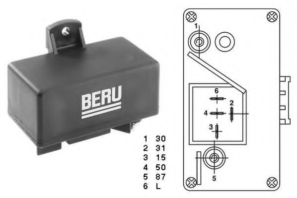GR066 Beru Блок керування свічок розжарювання