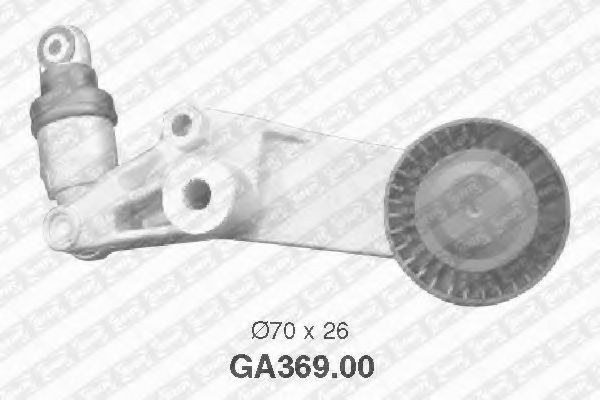 GA369.00 SNR Натяжний ролик поліклинового ременя