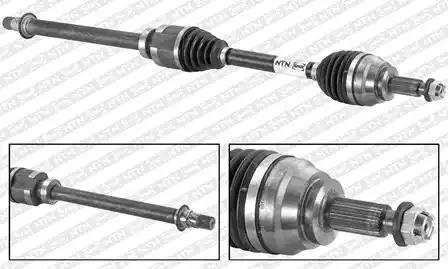 DK55031 SNR Піввісь для Renault Talisman
