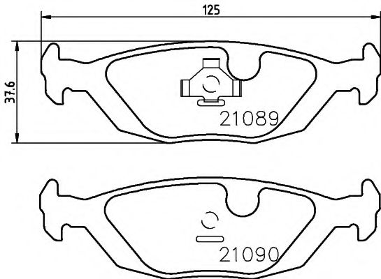 T1040 Pagid Тормозные колодки