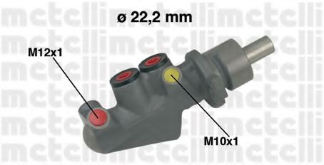 05-0478 Metelli Главный тормозной цилиндр