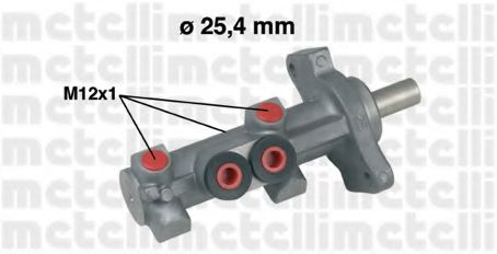 05-0618 Metelli Главный тормозной цилиндр для Mercedes M-Class