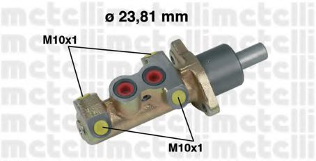 05-0325 Metelli Головний гальмівний циліндр