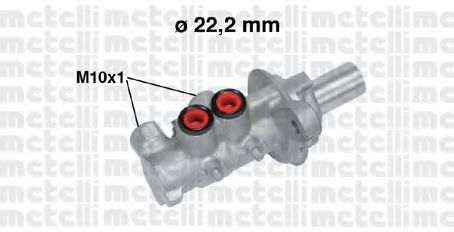 05-0740 Metelli Главный тормозной цилиндр