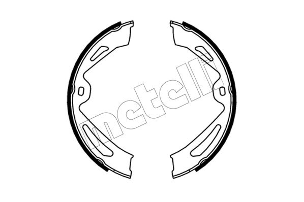 530726 Metelli Колодки ручника