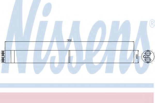 95443 Nissens Осушувач кондиціонера