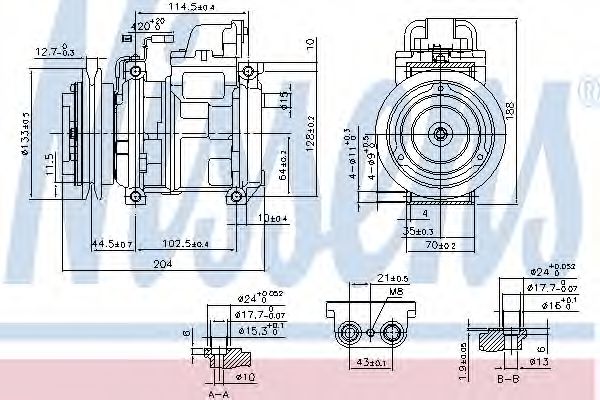 890028 Nissens Компресор кондиціонера