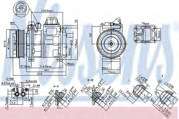 89093 Nissens Компресор кондиціонера