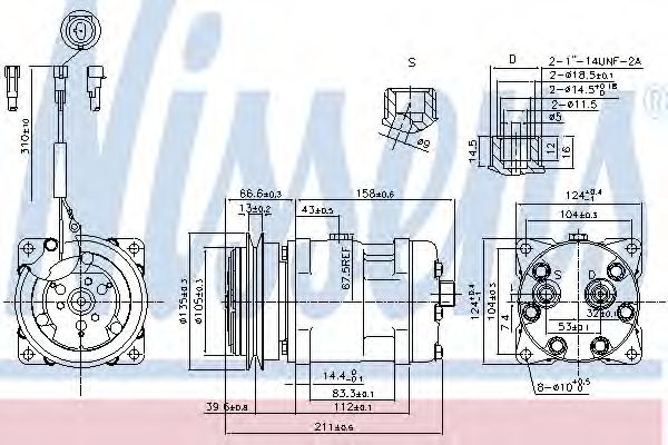 89220 Nissens Компресор кондиціонера
