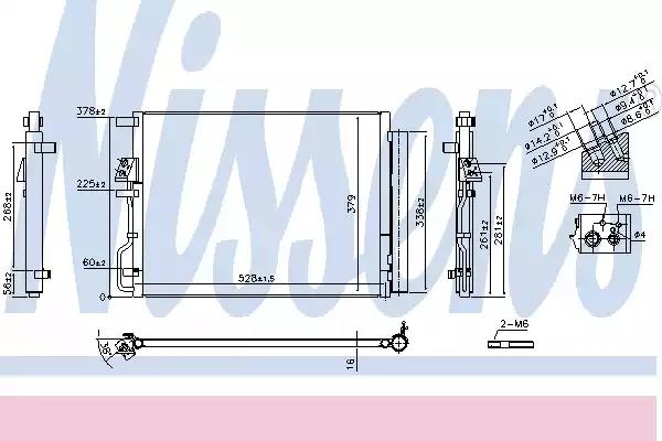 940771 Nissens Радиатор кондиционера