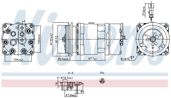 891098 Nissens Компресор кондиціонера