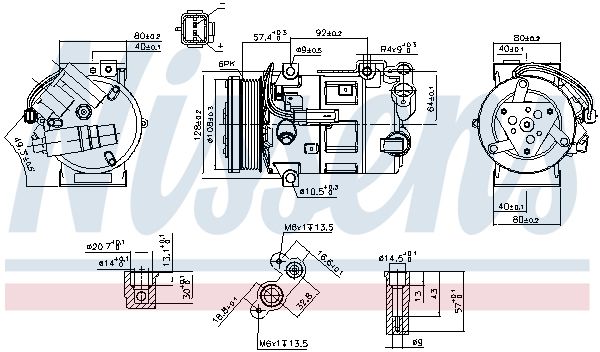 890210 Nissens Компрессор кондиционера