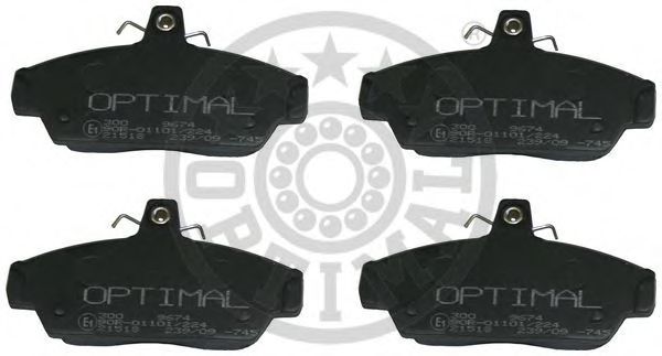 9674 Optimal Тормозные колодки для Rover 100