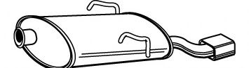 22099 Walker Глушник вихлопних газів кінцевий для Citroen Saxo