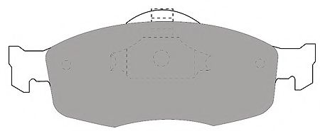 6368 MAPCO Гальмівні колодки