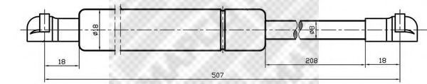 20099 MAPCO Газовый упор багажника