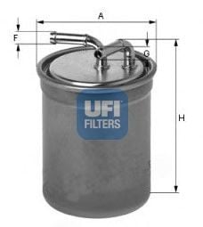 24.437.00 UFI Топливный фильтр