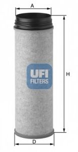 27.649.00 UFI Фильтр добавочного воздуха