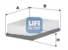 3068700 UFI Повітряний фільтр