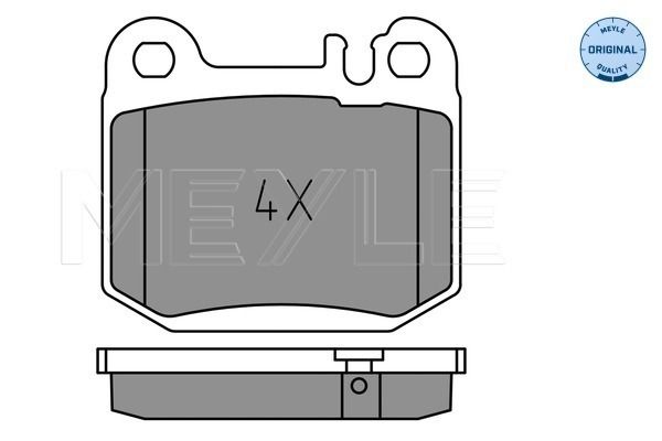 0252315715 Meyle Тормозные колодки для Mercedes M-Class