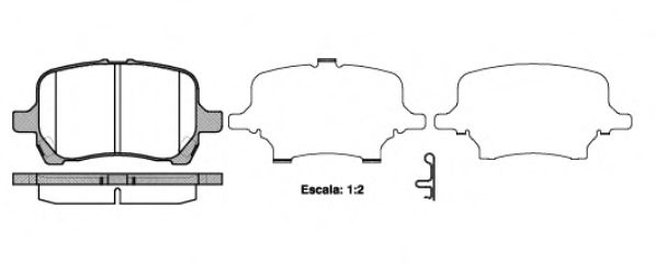 21089.12 Roadhouse Гальмівні колодки для Chevrolet HHR