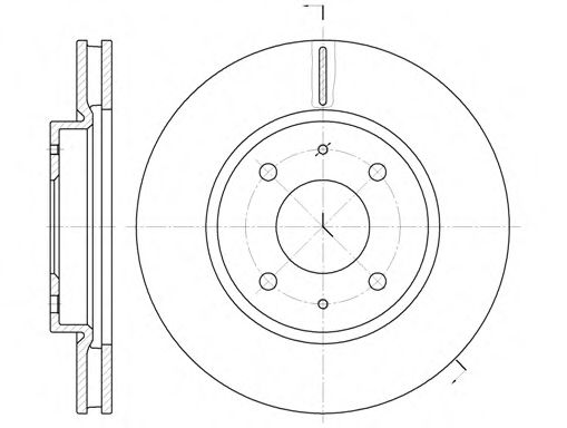 6890.10 Roadhouse Гальмівний диск