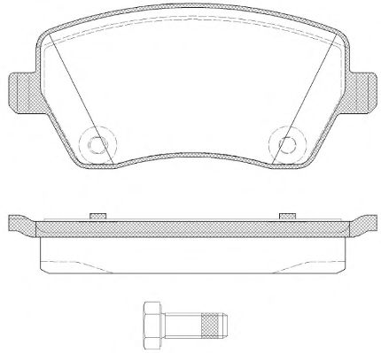 2987.22 Roadhouse Тормозные колодки для Mercedes Citan