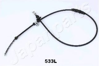 BC-533L Japanparts Трос ручного гальма для Mitsubishi Colt