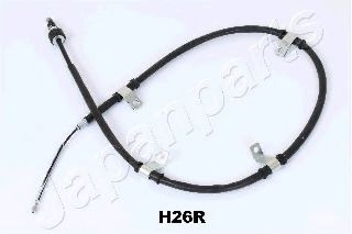 BC-H26R Japanparts Трос ручного гальма для Hyundai Getz